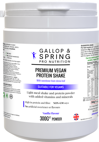 Premium Vegan Protein Shake (Vanilla)