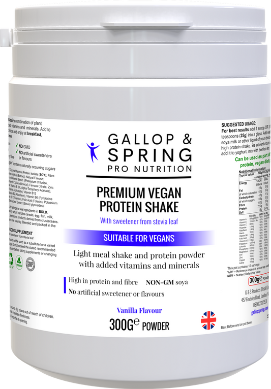 Premium Vegan Protein Shake (Vanilla)