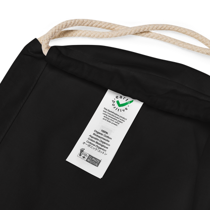 Organic cotton drawstring bag